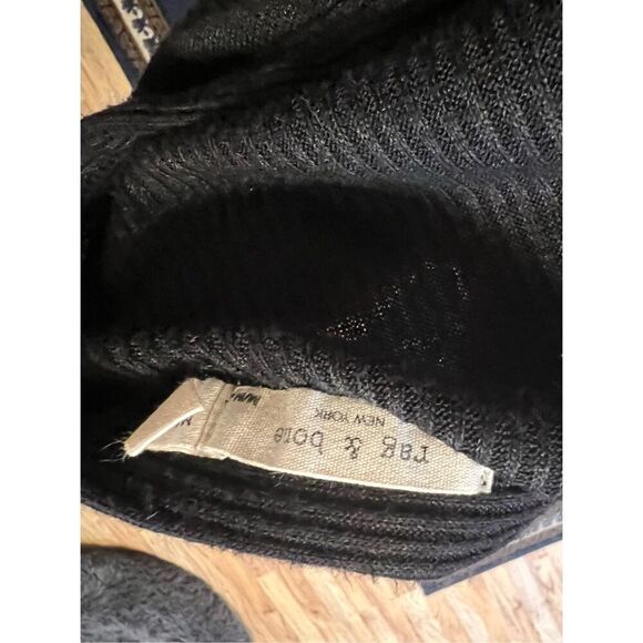 RAG & BONE Rosalind Sweater Dress V-Neck Short Sleeve M - Picture 7 of 8